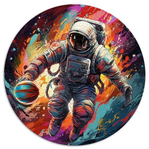 Puzzles Lernspiele Astronauten-Basketball 1000-teiliges Puzzlespiel 67,5 x 67,5 cm Lernpuzzle Familienspiel für und für und Geschenkidee