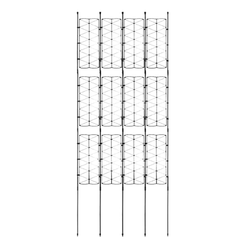 Kletterspalier für Pflanzen, einfach zu bedienen, Gartenpflanzenrahmen, PP-hergestellte Pflanzenstütze, Rankgitter für Gurken, Gitterpfahl, Gartenbedarf, Tomaten, Clematis, Morning Glories, Rosen