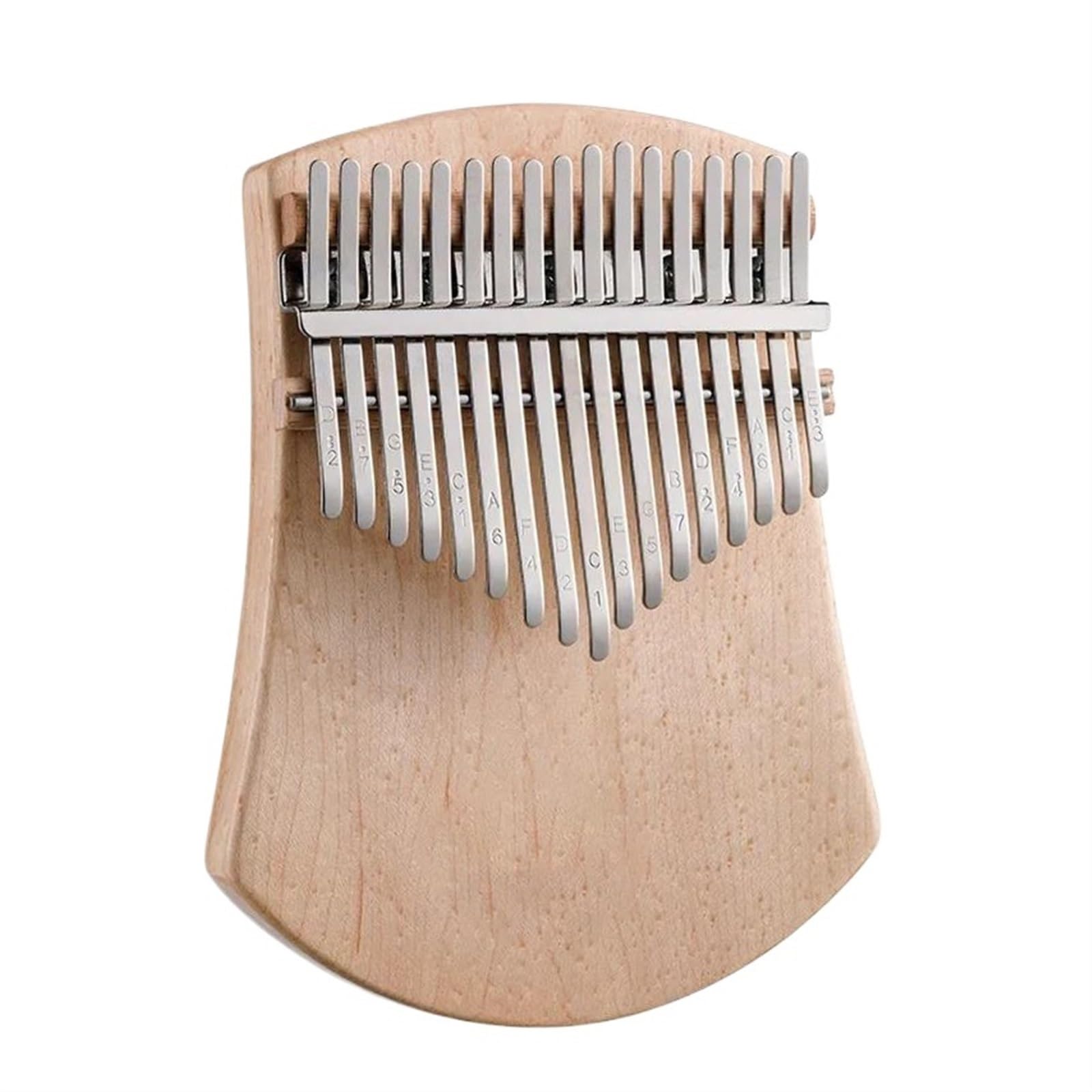 Kalimba 17 Schlüssel Kalimba Musik Instrument Daumen Klavier Volle Furnier Massivholz 17 Tasten Finger Tragbare(B)