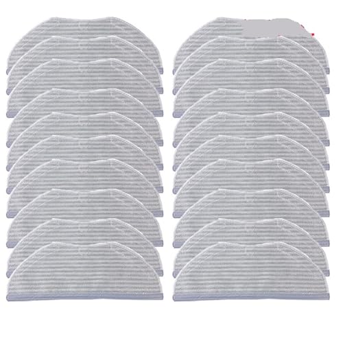 ZEMNLO Waschbare Mopptücher, for Xiaomi, for Mijia G1 MJSTG1 Kehrroboter-Staubsauger, Mopp-Tuch-Pad, Ersatzzubehör, Ersatzteile Staubsauger-Wischtuch-Pads(20pcs)