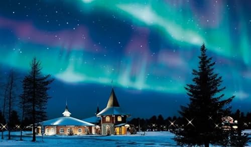 HfmQuisutron Aurora Landscape Posters Jigsaw Puzzle 1000 Teile Puzzle Home Stressabbau Spiel Zw84Qv