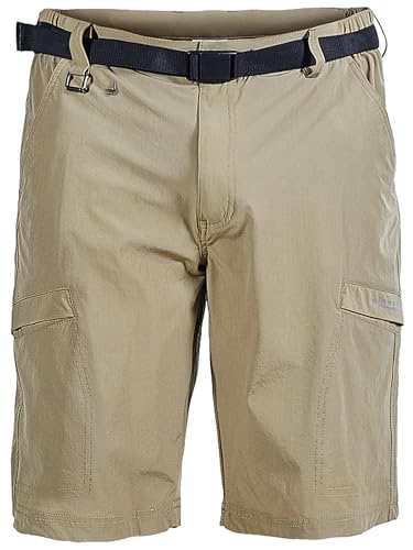 Mr.Stream Outdoor Herren Jogging Hose Quickdry viele Tasche Sports Wandern Stretch Shorts Small Khaki