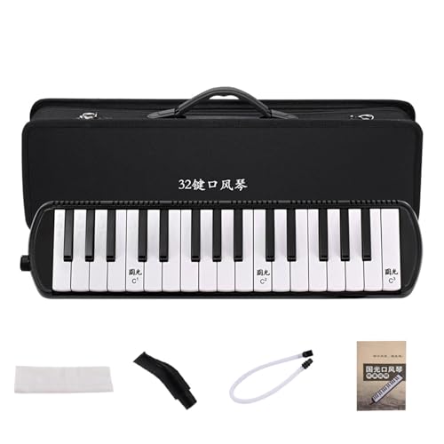 MEELYHOME Melodica Instrument Keyboard Melodica Air Piano mit weichen langen Röhren, kurzen Mundstücken und Tragetasche für Kinder