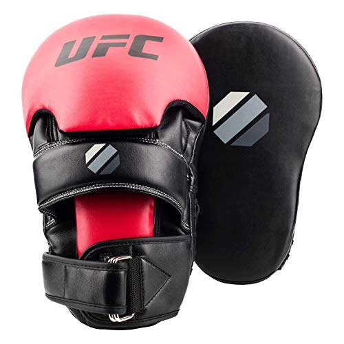 UFC Curved Focus Mitt-Long, Schwarz, Lang