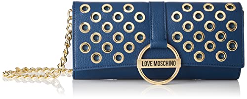 Love Moschino Damen Jc4343pp0fkd0750 Umhängetasche, blau, Einheitsgröße