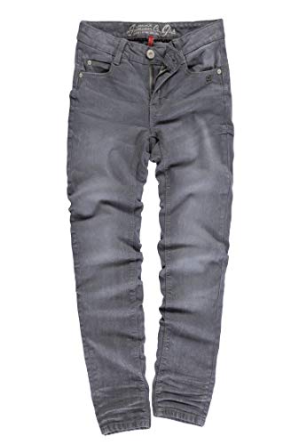 Lemmi Mädchen Jeggings Girls Slim Jeans, Grau (Grey Denim|Gray 0016), (Herstellergröße: 176)