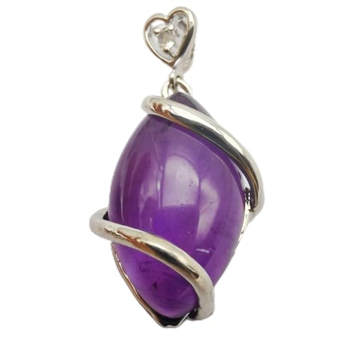 Kristall-Lapis-Opal-blauer Sandstein-Stein-Anhänger-Schmuck,Amethyst