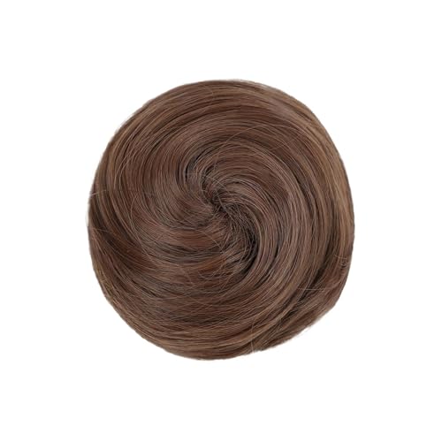 Haarteil Haargummi Space Bun, 2 Stück, Mini-Klauen-Clip for Anklipsen von unordentlichen Katzenohren, künstliche Haarknoten-Extensions, Perücken-Accessoire, Donut-Hochsteckfrisur, Haarteile for Frauen