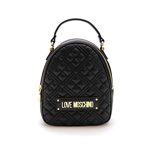 Love Moschino Damen Borsa Quilted Pu Nero Bauchtasche, Schwarz, Einheitsgröße