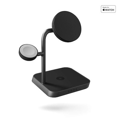 Zens Aluminium Series 3 in 1 Magnetic Wireless Office Charger Pro 3 - schwarz