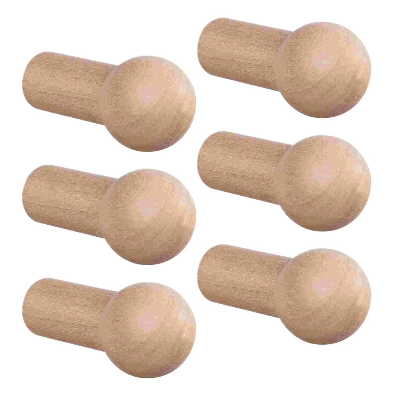 AQXYYWEI 25 Pcs Keine Spur Holz Wohnkultur Wand Halterung Mantel Haken Handtuch Aufhänger Dekorative for Hängen