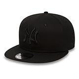 New Era New York Yankees MLB Seasonal Basic Black Verstellbare 9Fifty Snapback Cap - S-M