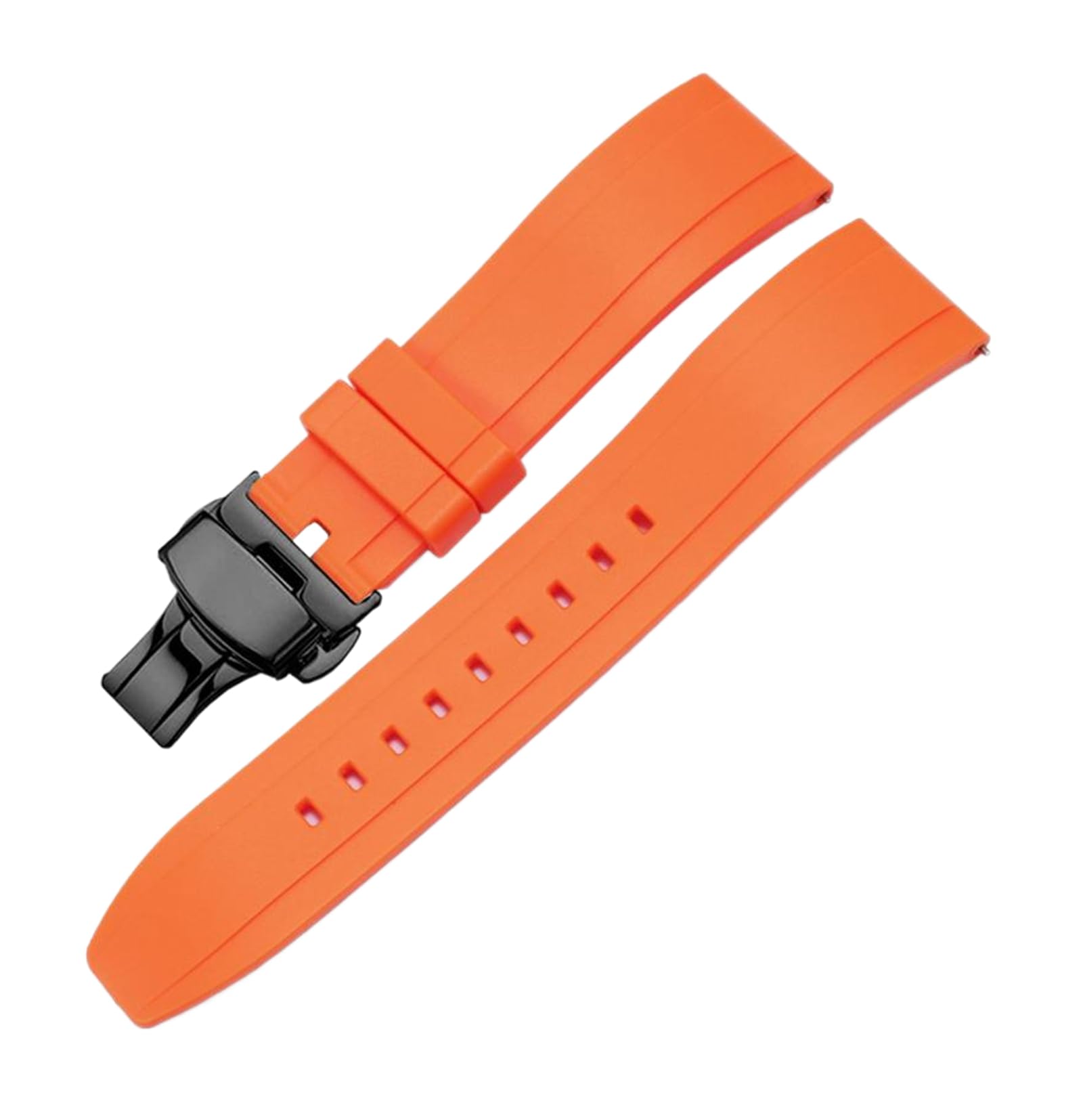 SpaRcz Gummi-Uhrenarmband, wasserdichte Uhrenkette für Herren, 22mm, Farbe 24, 22mm