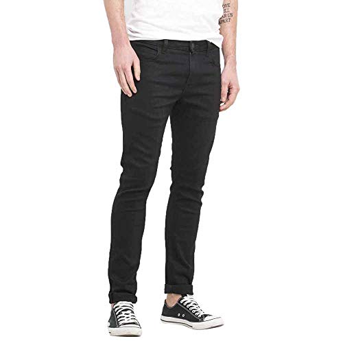 Lee Men's Skinny Skinny Jeans Malone, Noir (Black Rinse 47), 34/32