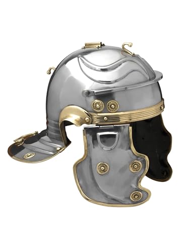 Imperial Gallic -G- Weisenau aus Stahl Dekohelm schaukampftauglich Ritterhelm LARP Wikinger