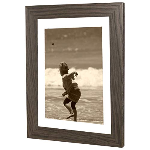 Bilderrahmen Fotorahmen 50x75 cm Mooreiche bilderrahmen zum aufhängen MDF Picture Frames Farbe und 40 Verschiedene Größen wählbar ohne Passepartout Rahmen Ayleen