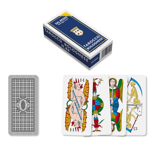 Dal - Bolognese Tarot Karten. Traditionelles Tarot-Deck von hoher Qualität.