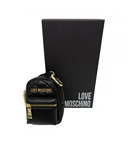 Love Moschino Damen COMPLEMENTI PELLETTERIA Lederwaren ERGÄNZUNGEN, Nero