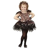 Widmann - Kinderkostüm Leopard, Kleid mit Tutu, Ohren, Handschuhe, Wildkatze, Tierkostüm, Karneval, Fasching, Mottoparty