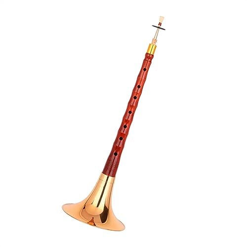 suona Anfänger, Professionelles Blutsandelholz, Das Suona-Volksmusikinstrument Aus Reinem Kupfer Spielt (Color : E flat)