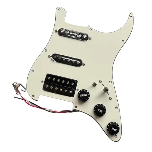 Schlagbrett-Tonabnehmer Upgrade SSH Prewired Pickguard Set Loaded Humbucker Pickup Coil Split, Multi Für E-Gitarre