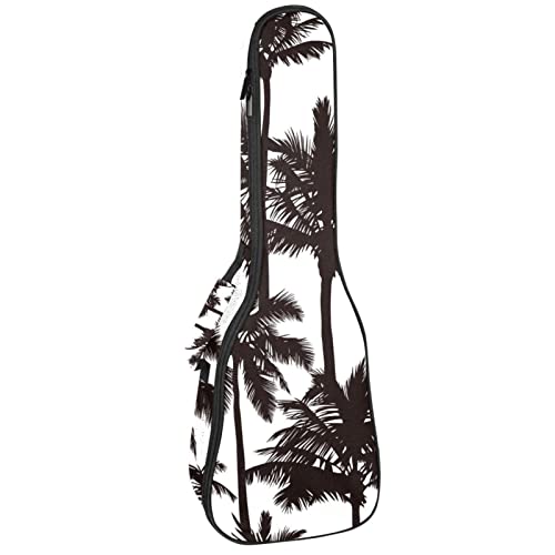 Ukulele Koffer Kokosnussbaum Ukulele Tasche 21 Zoll Wasserdicht Oxford Gig Bag Mit Tasche Für Jungen Mädchen