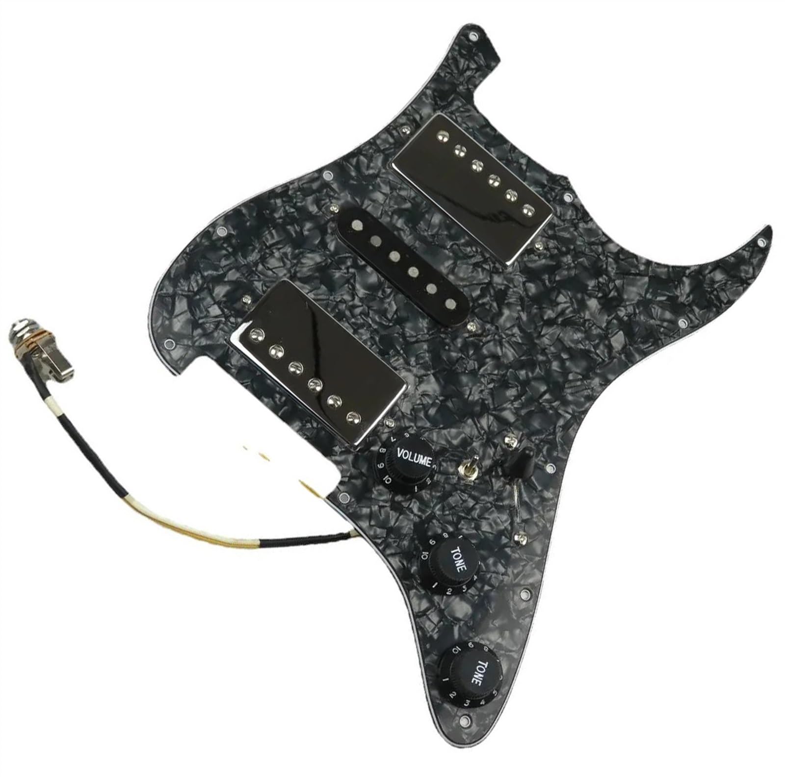 Standard-Pickguard-Tonabnehmer HSH Loaded Pickguard Gitarre Humbucker Pickup 11 Schrauben Gitarre Ersatzteile