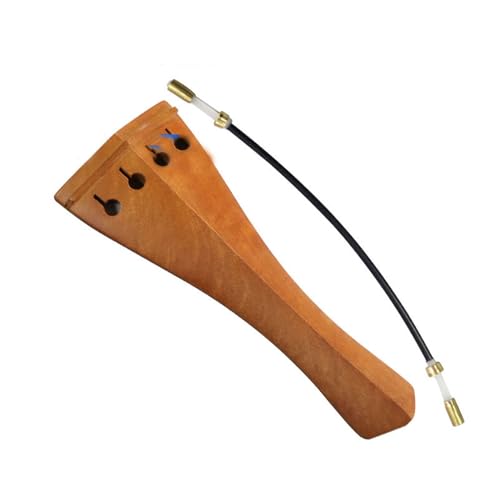 Saitenhalterzubehör aus Jujubeholz und Ebenholz für Violine wird mit Schwanzseil geliefert (Color : Jujube4/4)