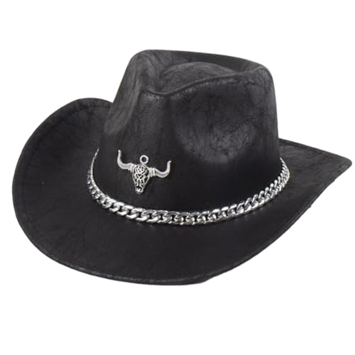 JSGHGDF Erwachsene Unisex Reisen Outdoor Weiche Atmungsaktive Cowgirl Frauen Männer Cosplay Kostüm Kopfbedeckung