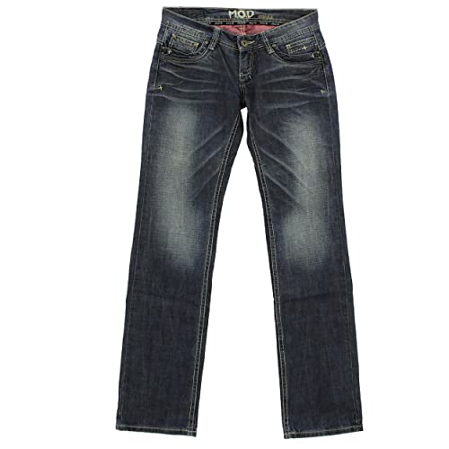 Miracle of Denim, Madita, Damen Jeans Denim Ohne Stretch Grenada Blue W 28 L 34