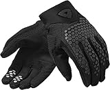 Revit Massif Motorradhandschuhe, schwarz, L