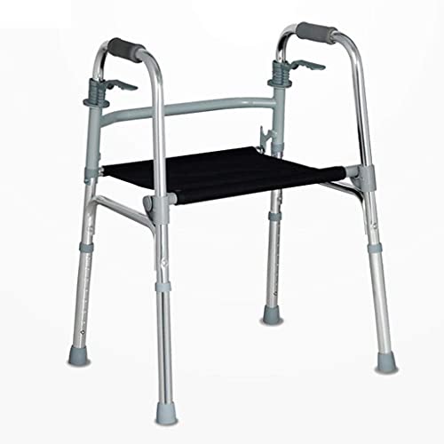 Selbstfahrender Standard-Walker für Behinderte, ältere Menschen, unterstützte Gehhilfe, Rehabilitationstraining, Armlehnen, zusammenklappbar, leicht und stabil, Geschenke für Gehhilfe Comfortable