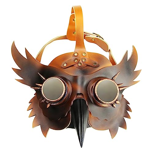 Pestdoktor-Maske, Halloween, Pestarzt, Vogelmaske, lange Nase, Schnabel, Cosplay-Maske, Halloween-Kostüm, Requisiten für Erwachsene, Steampunk, Vogel, Pest, Arzt, Maskerade Maske