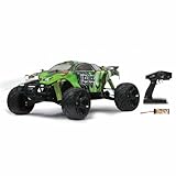 Jamara Veloce Monstertruck 1:10 4WD Lipo 2,4G LED - Allrad, Elektroantrieb, Akku, 40Kmh, Aluchassis, spritzwasserfest, Öldruckstoßdämpfer, Kugellager, Fahrwerk einstellbar, fahrfertig