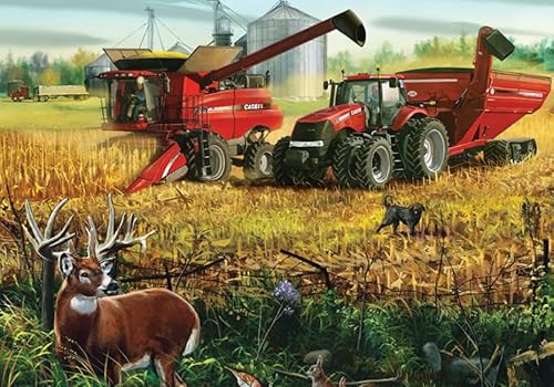 HfmQuisutron Puzzles 1000 Stück Hölzerne Landwirtschaftliche Traktor-Poster Für Erwachsene Puzzle Stressabbau Lernspielzeug Qp104Za