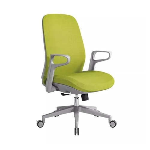 Zhaoj24-05 Bürostuhl Ergonomischer Büromöbel, unterstützendes Personal, Bürostuhl, Computerstuhl, Haushaltsdrehstuhl, sitzender, nicht müder Lendenwirbelschutz Schreibtischstuhl(Green)