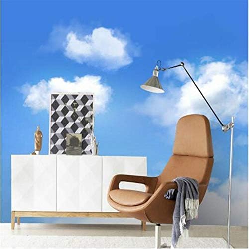 XLMING Blauer Himmel Und Weiße Wolken Naturlandschaft 3D Tapeten Home Esszimmer Sofa Schlafzimmer Wohnzimmer TV Hintergrund-430cm×300cm