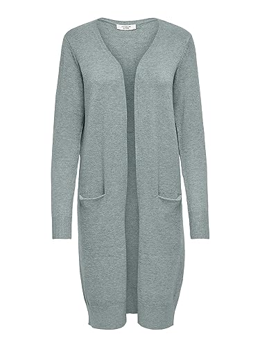 JdY Damen JDYMARCO L/S Long Cardigan KNT NOOS Strickjacke, Tourmaline/Detail:Melange, XL