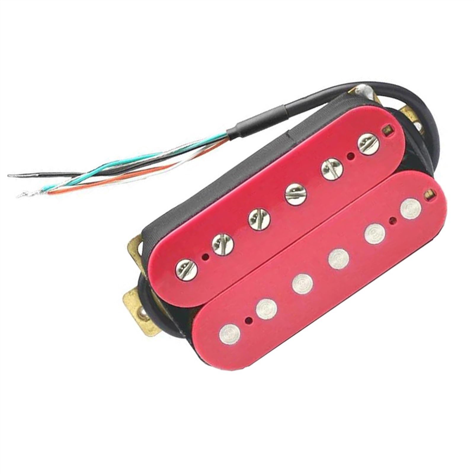 Rosa E-Gitarre Humbucker Bridge Pickup Kunststoffspule verstellbare Schraube Gitarrenteile Single-Coil-Tonabnehmer