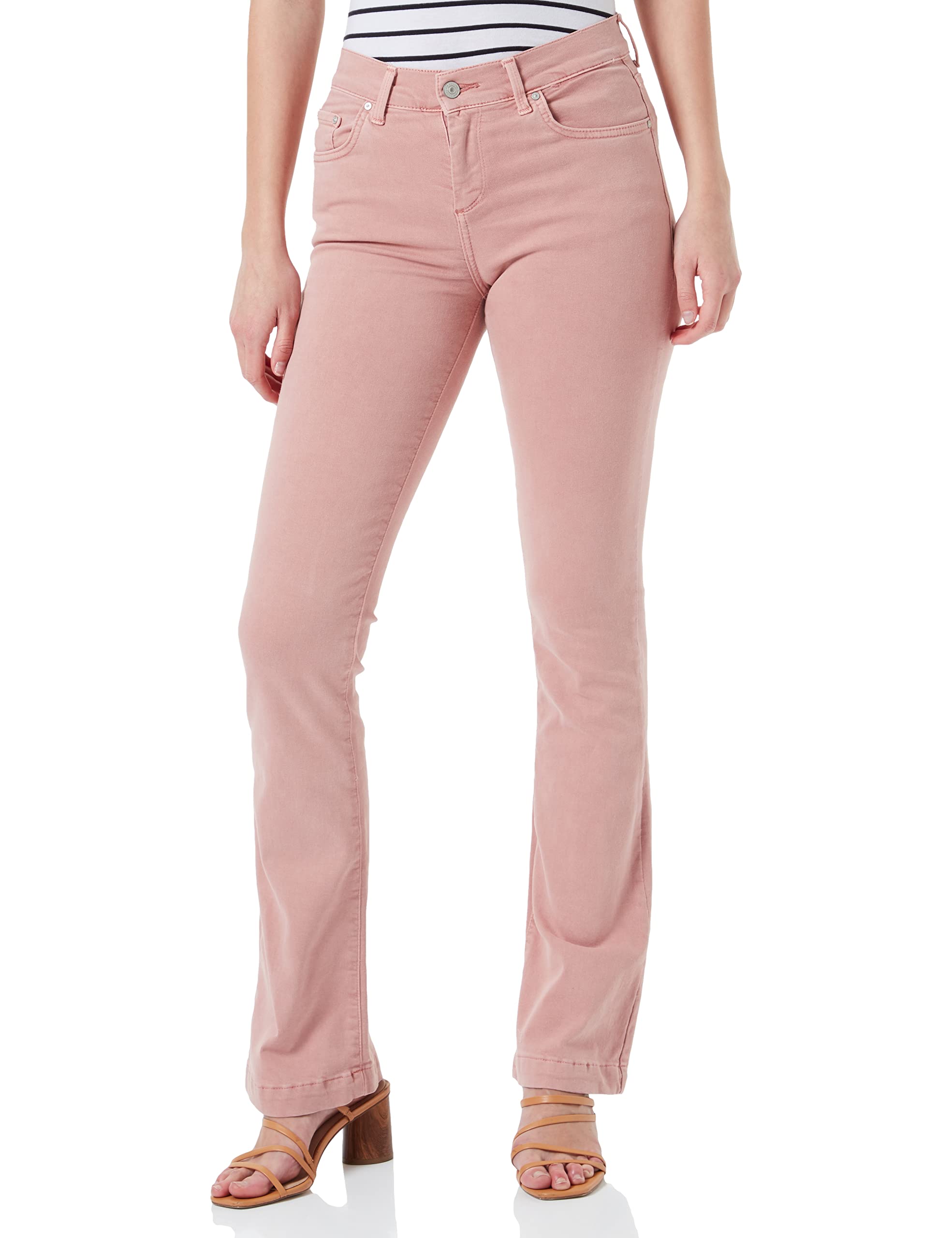 LTB Jeans Damen Fallon Jeans, Dust Pink Clay Wash 53725, 27W / 32L