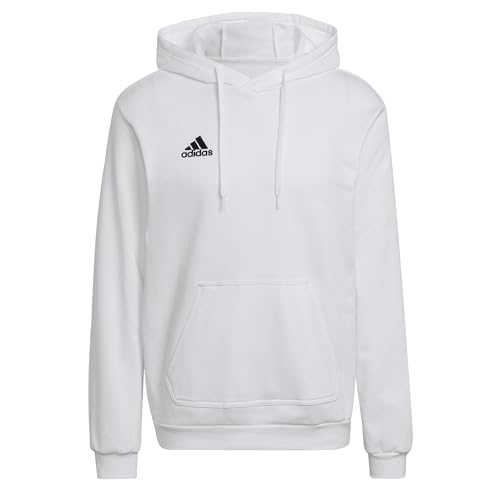 adidas Men's ENT22 Hoody Sweatshirt, Weiß Schwarz, 3XL