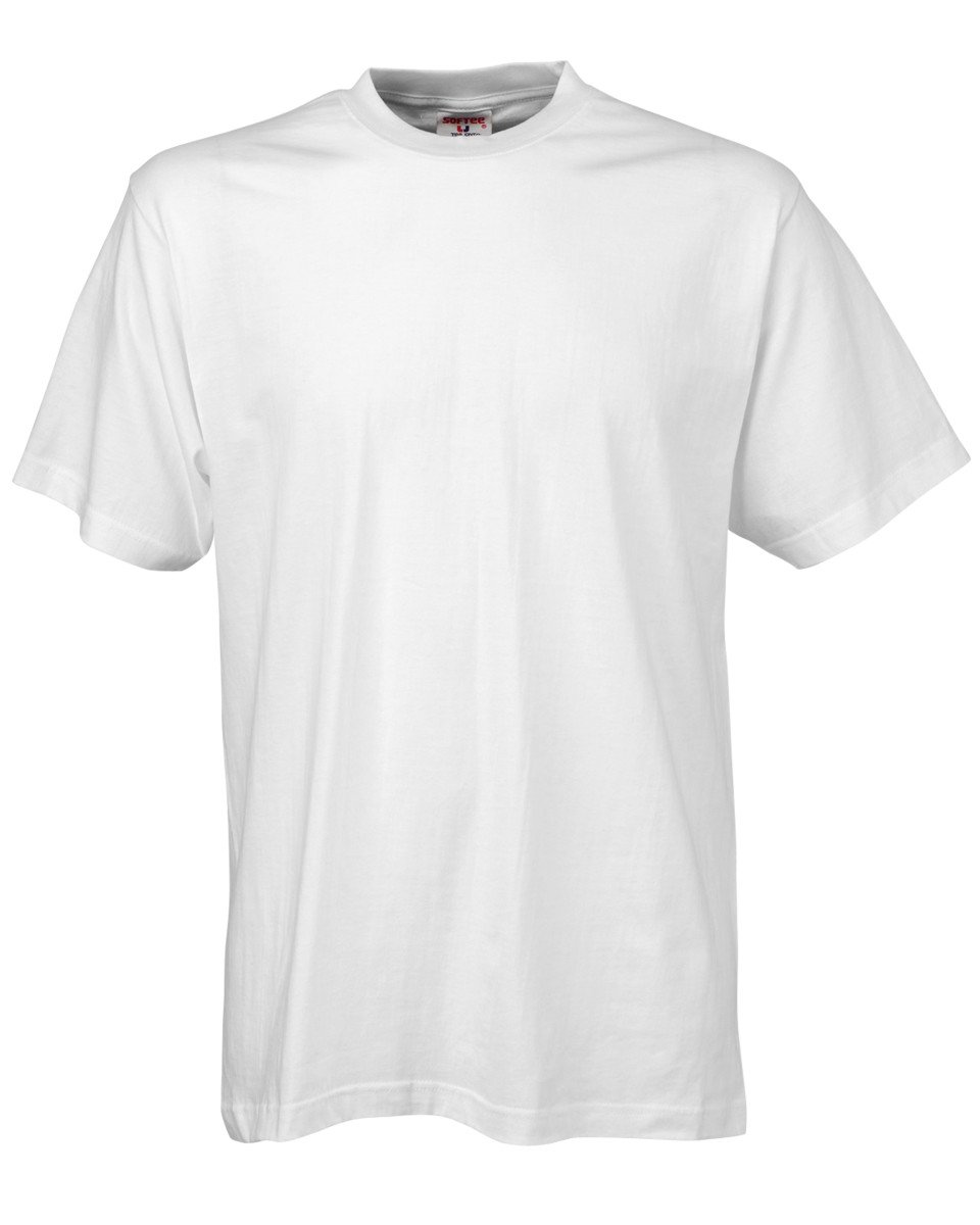 Tee Jays Herren-Soft-T-Shirt Gr. XXL, weiß