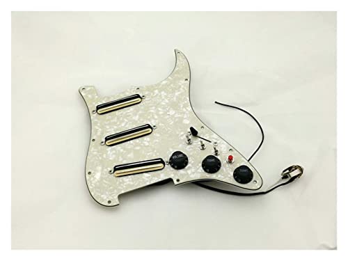 Geladenes Gitarren-Pickguard Gitarren-Pickups. SSS. Humbucker-Pickups Zebra-Gitarren-Pickguard-Verdrahtung Geeignet Für Str-Gitarre 20 Stilkombinationen