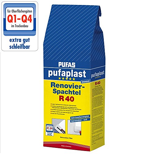 Pufas pufaplast Renovier - Spachtel R 40-5 kg extra gut schleifbar