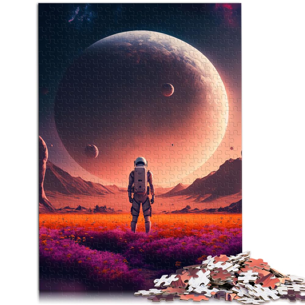 Puzzle für Puzzle Marslandschaft, 1000-teiliges Puzzle für Erwachsene, Holzpuzzle mit vollständig ineinander greifenden und zufällig geformten Teilen, 1000 Teile (50 x 75 cm)