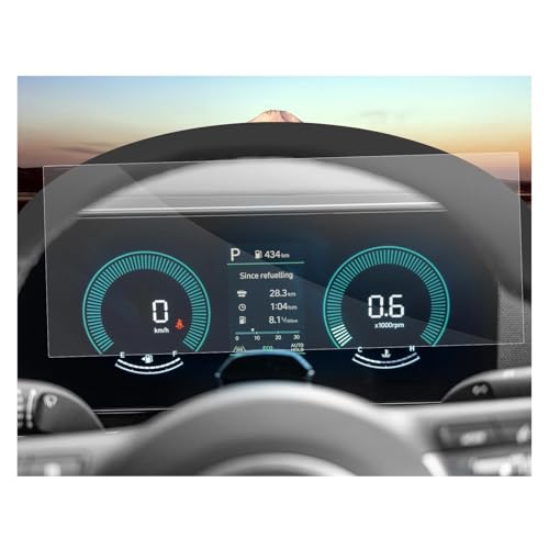 Navigations-Displayschutz Für Hyundai Für Kona SX2 2023 2024 Auto Multimedia Radio Display Auto Innen LFOTPP Nano Screen Protector Navigation Schutzfolie(Instrument Film)