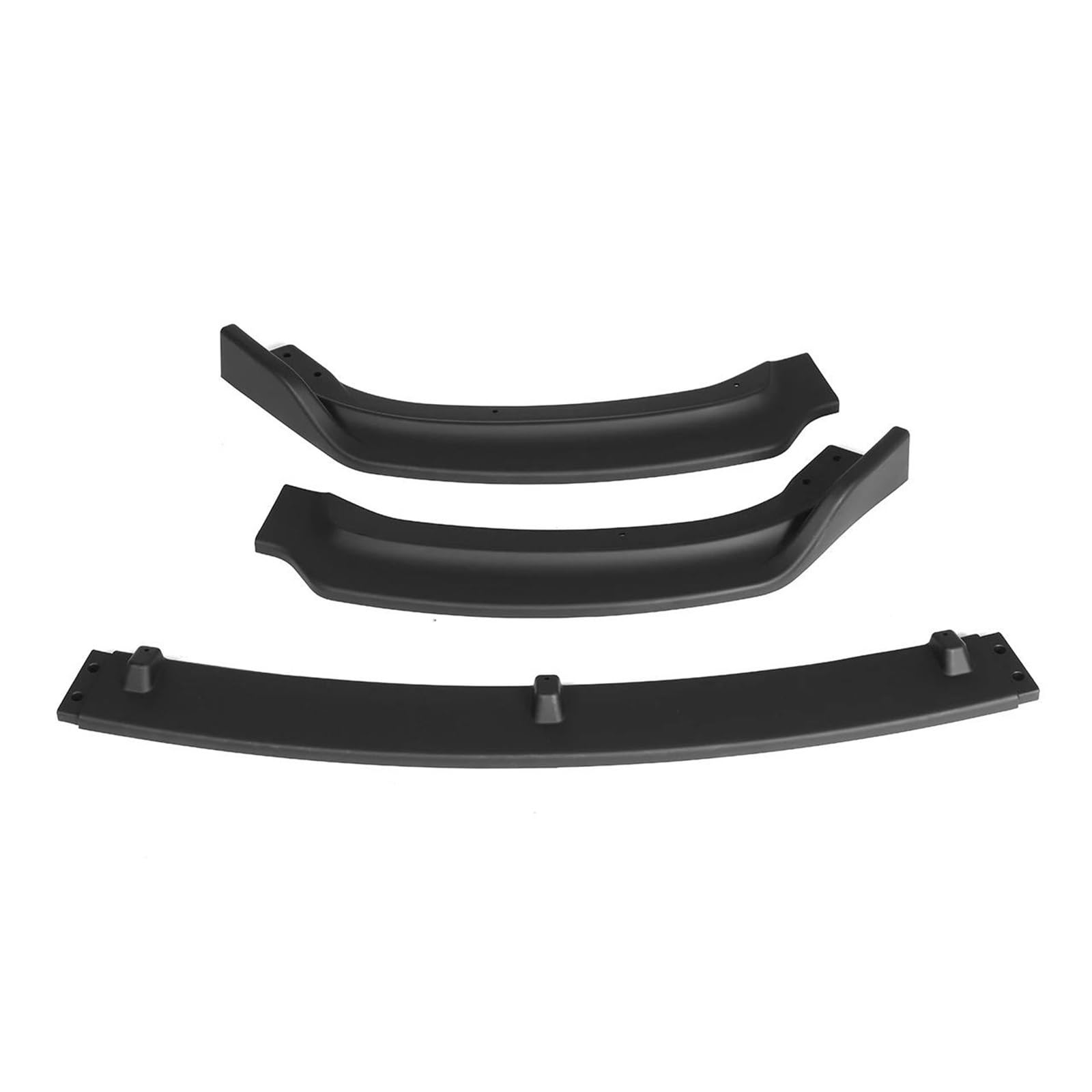 Splitter Für 3er F30 F35 2016 2017 2018 2019 ABS Auto Frontstoßstange Splitter Lip Spoiler Diffusor Schutz Abdeckung Body Kit Frontlippe(Matt-schwarz)