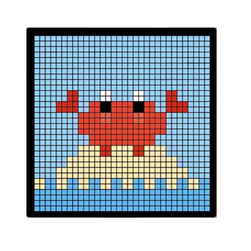 Qhpnunhq LED-Pixel-APP-Handy-Steuerungsanzeige, Programmierbares Nachtlicht, LED-Bildschirm für Gaming-Dekoration, Unternehmen, 16 X 16, Schwarz, 1 Stück