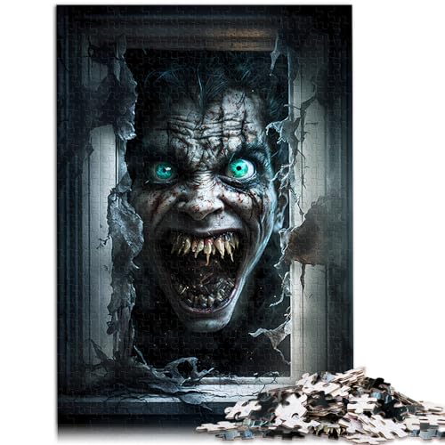 Puzzle Horror Art 1000 Teile für Erwachsene von Wood Puzzle. Jedes Teil ist einzigartig – anspruchsvolles, unterhaltsames Familienspiel. 1000 Teile (50 x 75 cm)