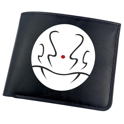 RYNDEX That Time I Got Rein-carn-ated As a Slime Anime-Geldbörsen, Bifold Kleiner Geldbeutel, PU-Leder Geldbörse Brieftasche Wallet(Color:Black 11)